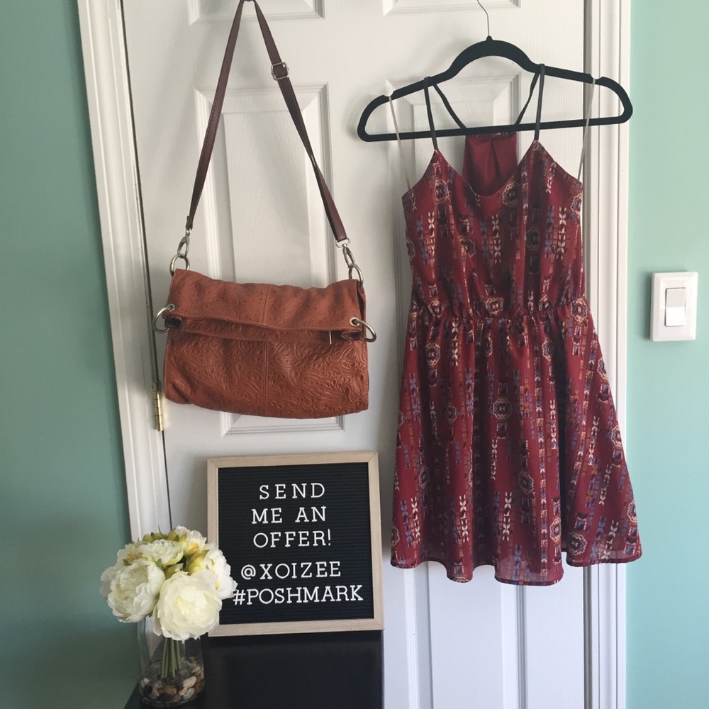 Aztec print dress